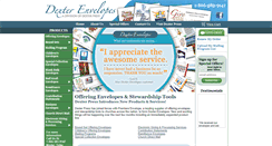 Desktop Screenshot of dexter-envelopes.com